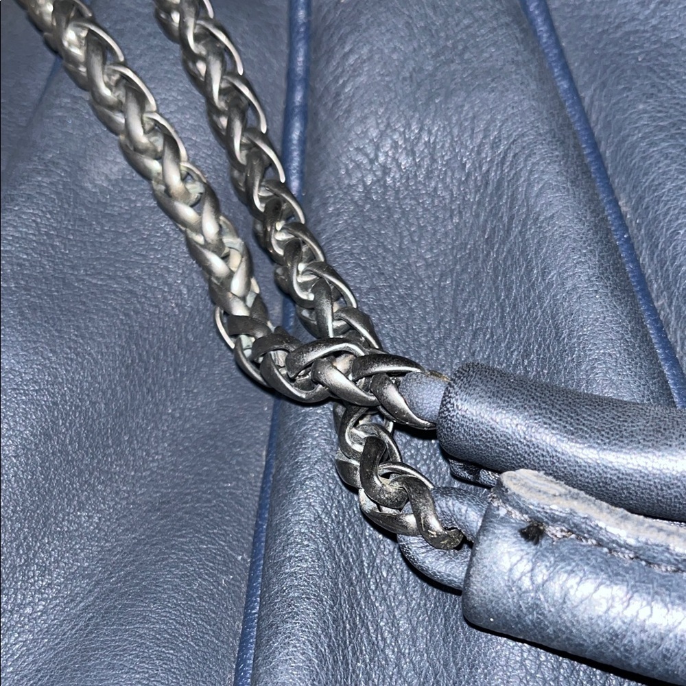 Couture Designer Bliss Lau Navy Shoulder Bag - Picture 7 of 10